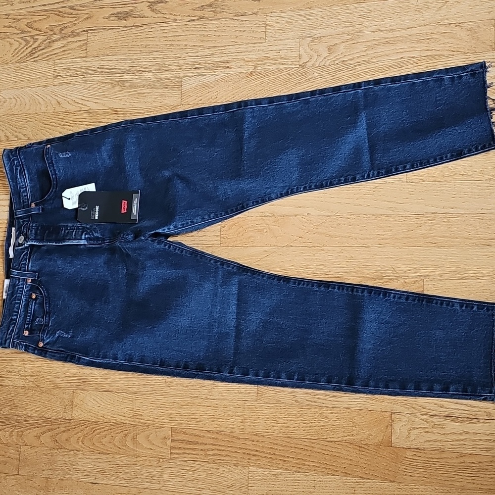 Levi's Blue High-Rise Wedgie Jeans